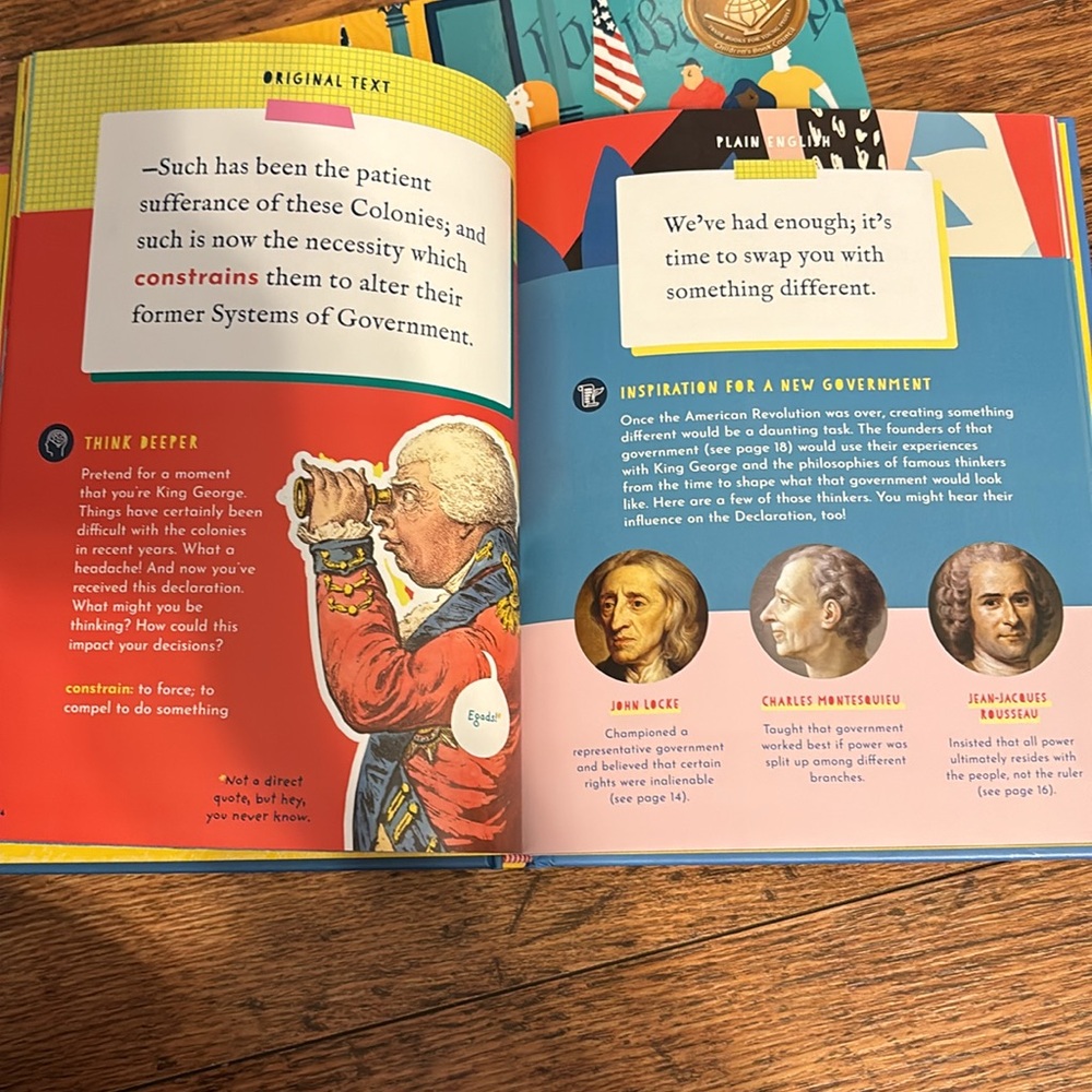 Constitution and Declaration of Independence books for kids - Picture 6 of 8